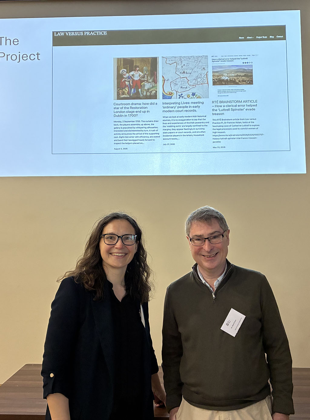 News on project developments